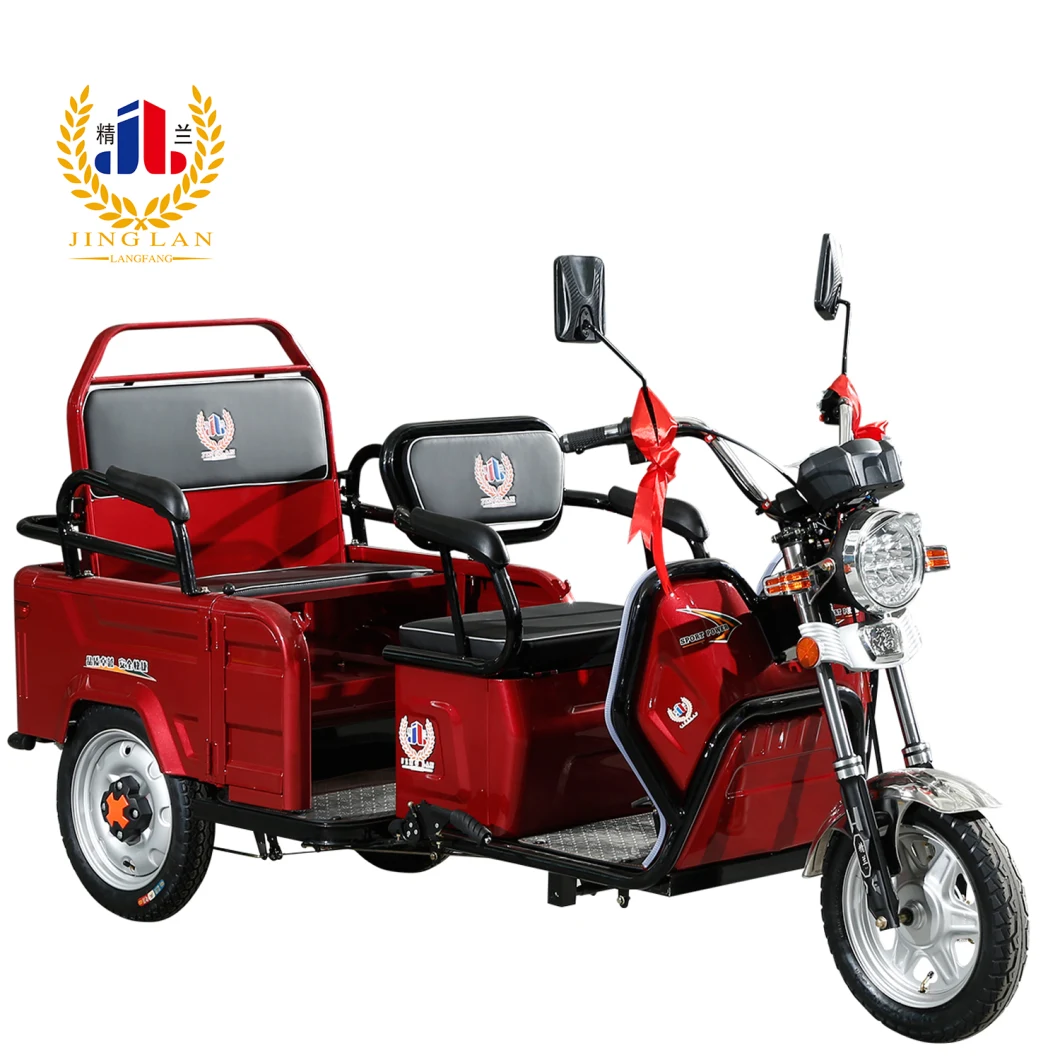 Hot-Sale Recreational Electric Tricycle Fashion E Trike in City High Quality Three Wheelers for Passenger